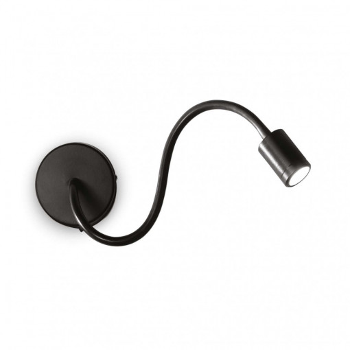 Aplica LED FOCUS-1 AP, metal, negru, 3W, 210 lm, lumina calda (3000K), 097190, Ideal Lux