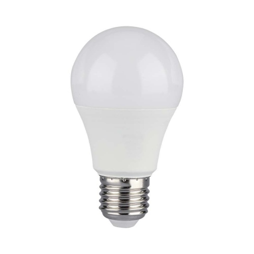 Bec LED 10.5W(75W) V-TAC, A60, E27, 1055 lm, lumina neutra (4000 K), clasa energetica F