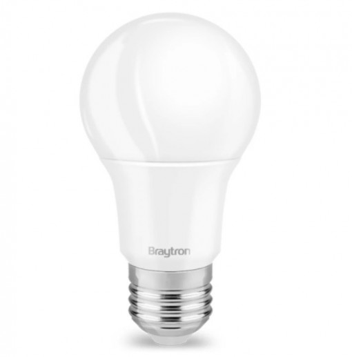 Bec led 18W (125W), E27, A60, 1600 lm, lumina calda (2700K), opal, Braytron