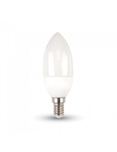 Bec LED lumanare 5.5W(40W) V-TAC, cip Samsung, E14, 470 lm, lumina rece (6400K), clasa energetica G