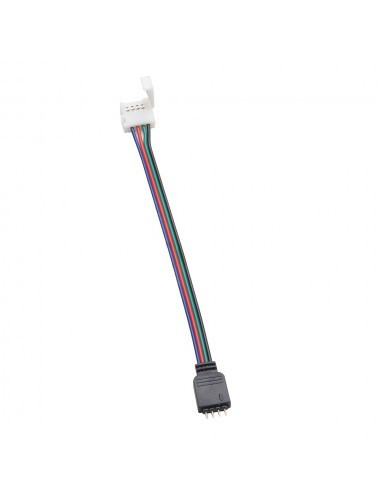 Conector alimentare cu clema banda led RGB cu 15 cm cablu