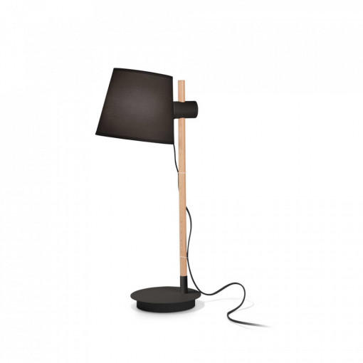Lampa de birou AXEL TL1, metal, negru, 1 bec, dulie E27, 272238, Ideal Lux