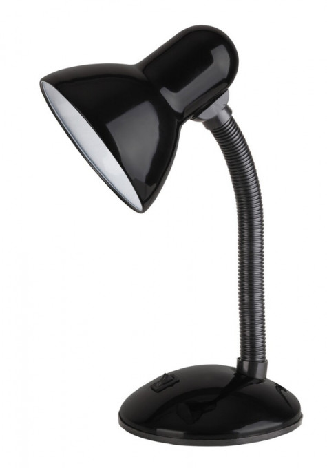 Lampa de birou Dylan 4169, cu intrerupator, orientabila, 1xE27, neagra, IP20, Rabalux