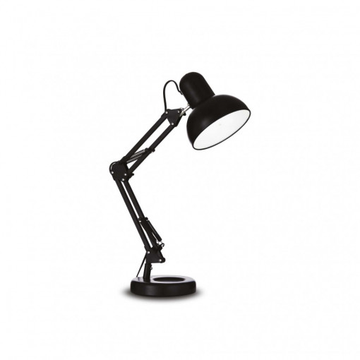 Lampa de birou KELLY TL1 108094, cu intrerupator, orientabila, 1xE27, neagra, IP20, Ideal Lux