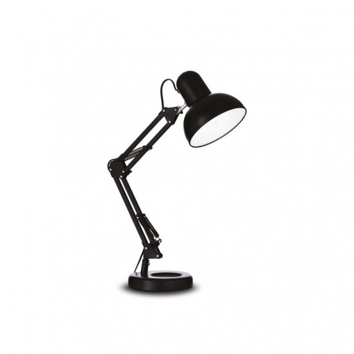 Lampa de birou KELLY TL1, metal, negru, 1 bec, dulie E27, 108094, Ideal Lux