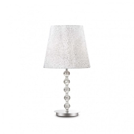 Lampa de birou LE ROY TL1 BIG, metal, cristale, 1 bec, dulie E27, 073408, Ideal Lux