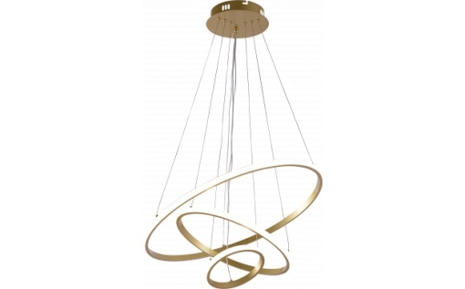 Lustra LED 78W, Optonica, 4480lm, Lumina Calda/Neutra/Rece, Controller, Aurie