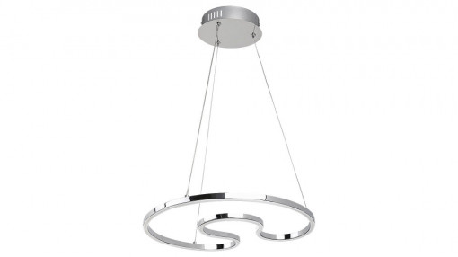 Lustra LED Melora 2190, 30W, 1600lm, lumina neutra, IP20, crom, Rabalux