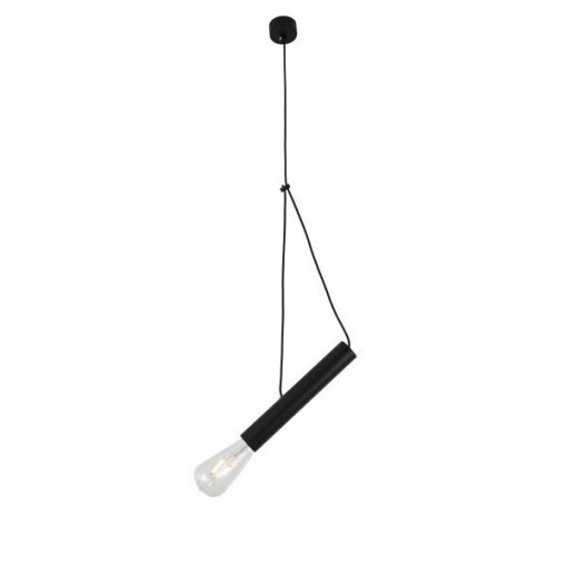 Pendul negru, design modern, dulie E27, Optonica