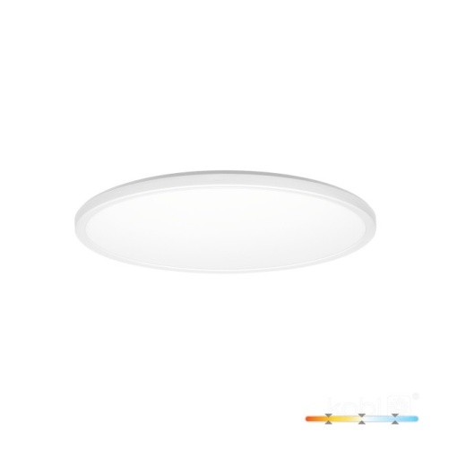 Plafoniera LED Nivera rotunda 12W, 1200lm, IP54, lumina calda/neutra/rece, alba, Kobi