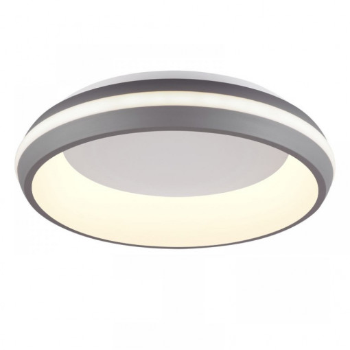 Plafoniera LED Striped KL151037, 100W, 7000lm, lumina calda+neutra+rece, IP20, gri, Klausen