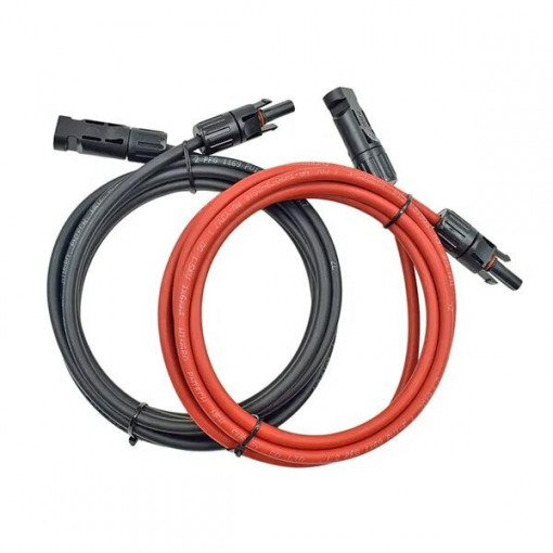 Set cabluri MC4 1.5m, rosu si negru, Optonica