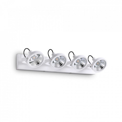 Spot Glim 200217, orientabil, 4xGU10, alb, IP20, Ideal Lux