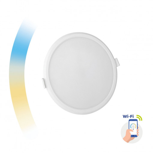 Spot led 12W Smart rotund, incastrat, 1150 lm, temperatura de culoare ajustabila, Spectrum LED [1]- savelectro.ro