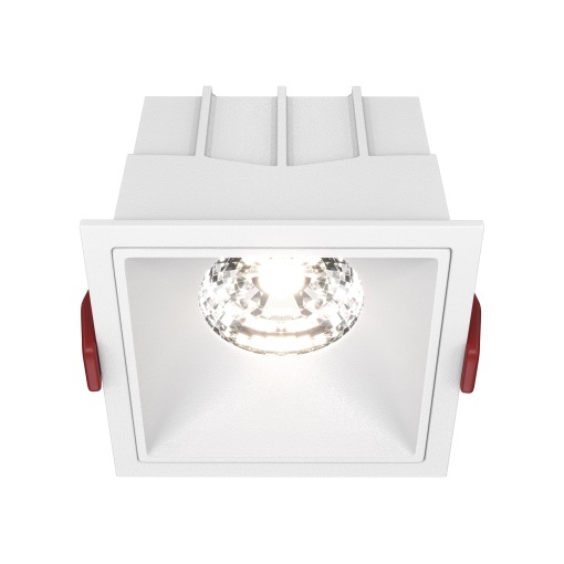 Spot LED Alfa DL043-01-15W4K-SQ-W, 15W, 1250lm, lumina neutra, IP20, alb, Maytoni