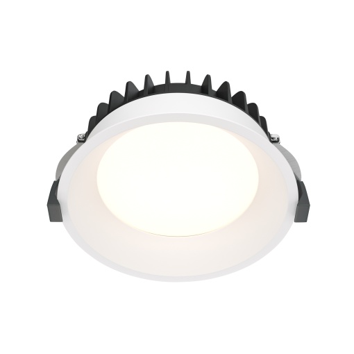 Spot LED incastrat, 12W, 900lm, lumina neutra (4000 K), IP44, alb, Maytoni