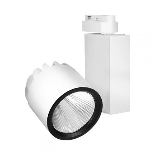 Spot LED pe Sina 30W, Braytron, 2600lm, Lumina Rece (5000K), Alb [1]- savelectro.ro