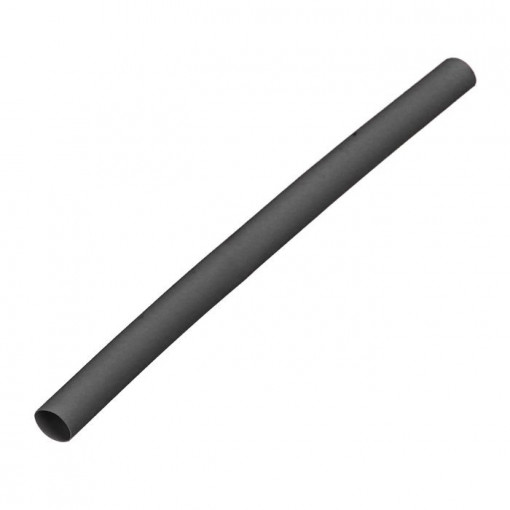 Tub termocontractabil Ø 6mm, 1m lungime, negru, în blister Orno