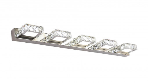 Aplica LED ROMANCE, metal, sticla, cristal, 4 becuri, 15W, 975 lm, lumina neutra (4000K), 146001, Klausen