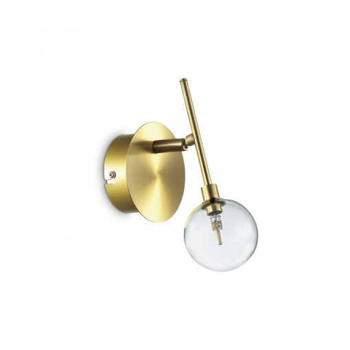 Aplica MARACAS AP1, metal, sticla, otel antic, 1 bec, dulie G4, 200330, Ideal Lux