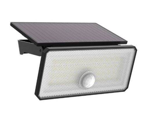 Aplica Solara LED Sunwave 1, 2.2W, 7000-7500K, IP44, Neagra