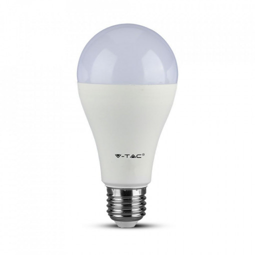 Bec LED 17W(100W) V-TAC A65, E27, 1521 lm, cip Samsung, lumina neutra (4000 K), clasa energetica F