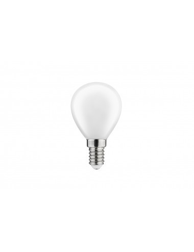 Bec LED sferic 4W(35W) GTV, E14, 400 lm, lumina calda (3000K), clasa energetica F