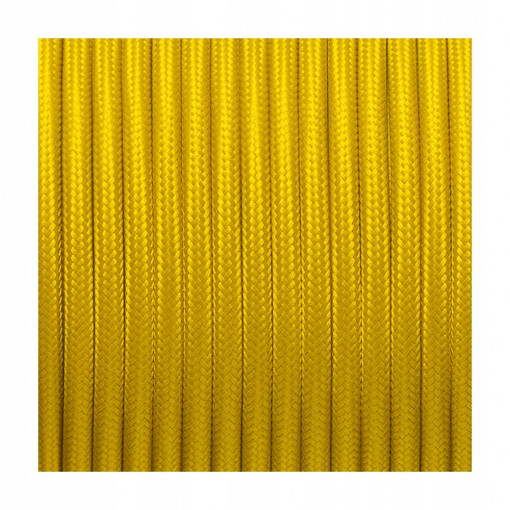 Cablu textil 2x0.75, galben