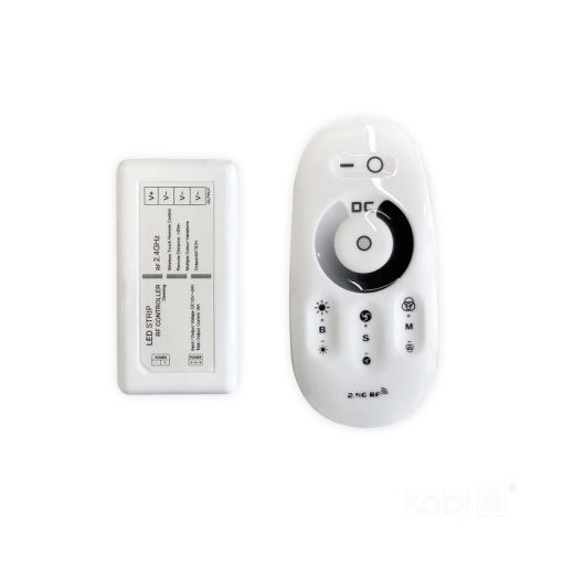Controler Tramo banda LED COB 12/24V cu telecomanda, Kobi
