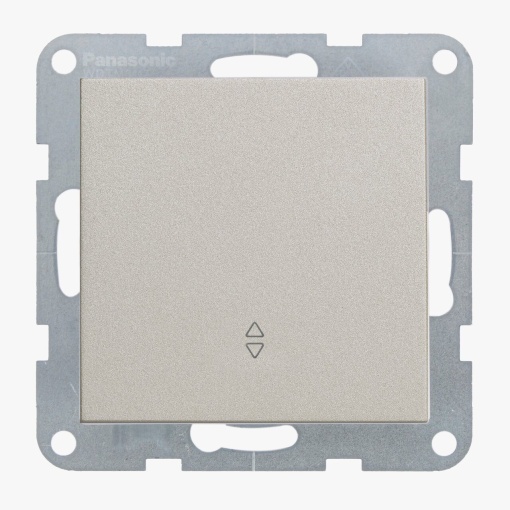 Intrerupator cap scara 10A, IP20, Sandstone, Panasonic Karre Plus 55 Soft Touch [1]- savelectro.ro