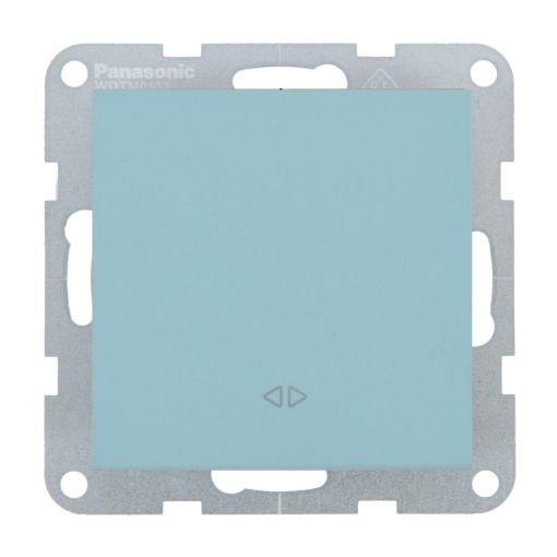 Intrerupator cruce 10A, IP20, Turcoaz, Panasonic Karre Plus 55 Soft Touch [1]- savelectro.ro