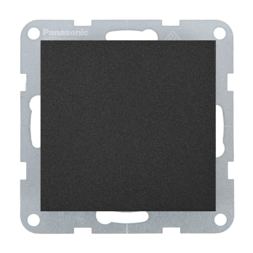 Intrerupator simplu 10A, IP20, Negru, Panasonic Karre Plus 55