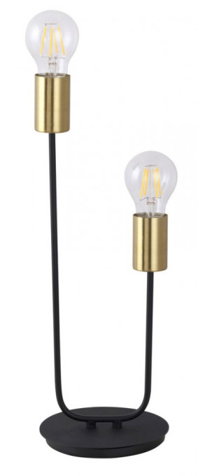 Lampa de birou Lanny, metal, negru, 2 becuri, dulie E27, 4560, Rabalux
