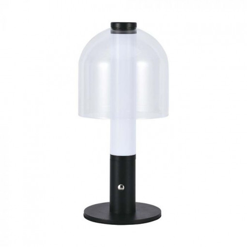 Lampa de birou LED 7988-VT, dimabil, cu intrerupator, 2W, 100lm, lumina calda, neutra, rece, neagra+transparenta, IP20, V-Tac