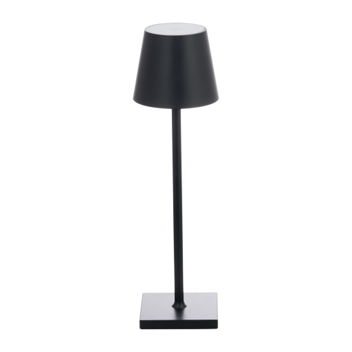 Lampa de birou LED Optonica, 2.5W, lumina calda/neutra/rece (3000-6000 K), neagra, USB, dimabila