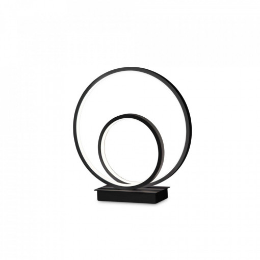 Lampa de birou LED OZ TL, metal, negru, 23W, 2000 lm, lumina calda (3000K), 269481, Ideal Lux