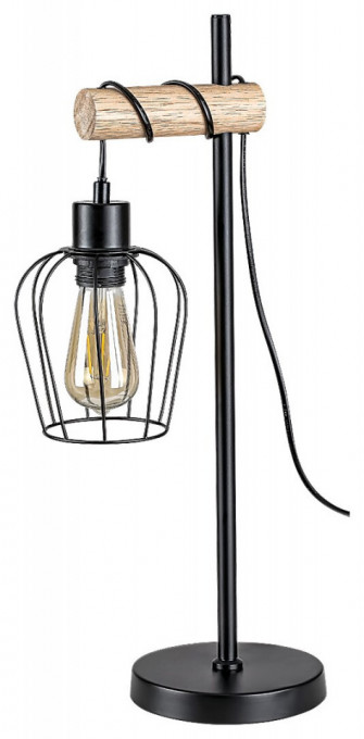 Lampa Fabian, metal, negru mat, 1 bec, dulie E27, 5245, Rabalux
