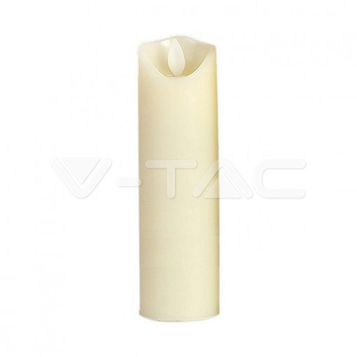 Lumanare LED V-Tac, 53x175mm, alimentare cu baterii