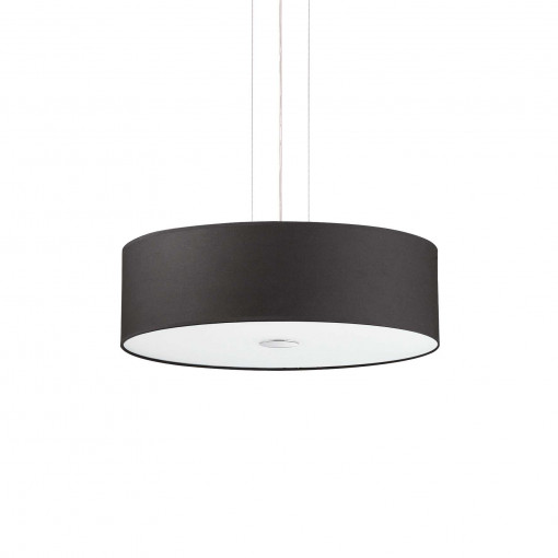 Lustra WOODY, metal, sticla, negru, 4 becuri, dulie E27, 122243, Ideal Lux