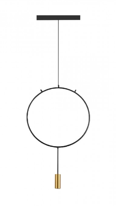 Pendul ARCADE SP1, metal, negru, auriu, 1 bec, dulie GU10, 111039, Klausen [1]- savelectro.ro