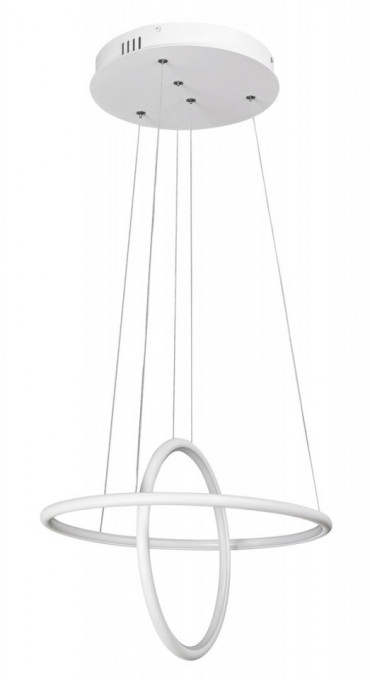 Pendul Donatella LED, metal, alb, 2300 lm, lumina neutra (4000K), 2544, Rabalux