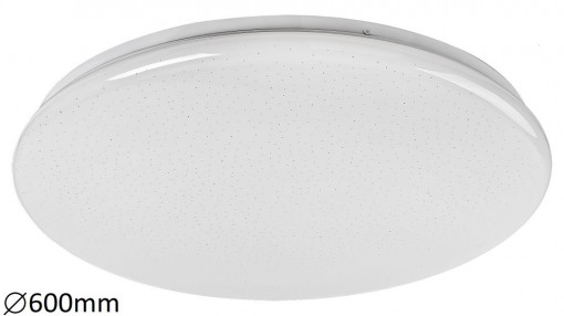 Plafoniera Danny LED, metal, alb, cu telecomanda, 4800 lm, temperatura de culoare variabila (3000-6500K), 5446, Rabalux
