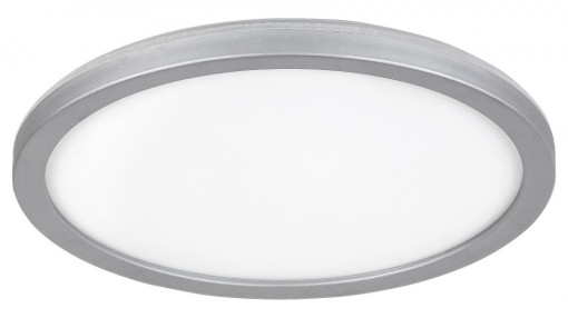 Plafoniera Lambert LED rotund, alb, argintiu, 1500 lm, lumina neutra (4000K), 3358, Rabalux