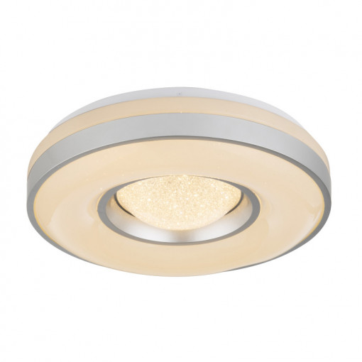 Plafoniera LED Colla 41741-24, 24W, 1000lm, lumina calda, IP20, alba, Globo Lighting