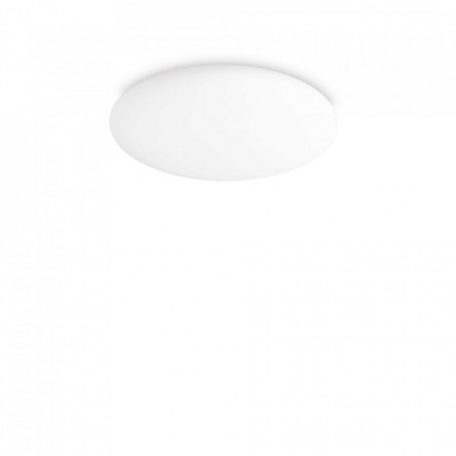 Plafoniera LED LEVEL PL D40, metal, sticla, alb, 18W, 1600 lm, lumina calda (3000K), 261164, Ideal Lux