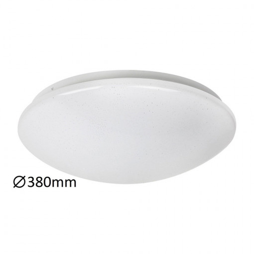 Plafoniera LED Lucas 3938, 24W(98W), 1370lm, lumina neutra, IP20, alba, Rabalux