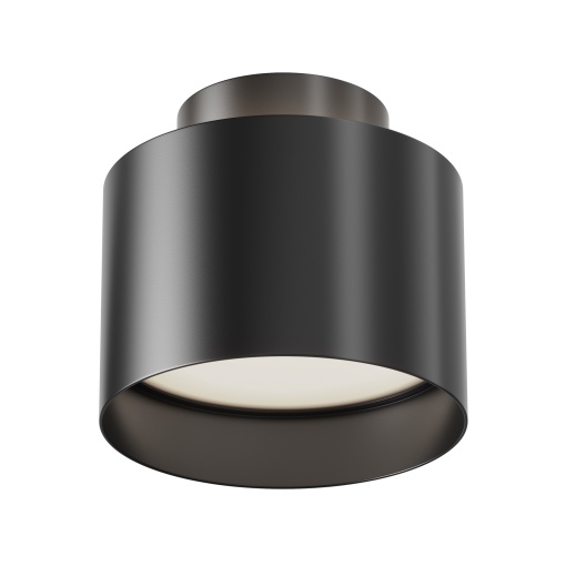 Plafoniera LED Planet C009CW-L12B4K, 12W, 500lm, lumina neutra, IP20, neagra, Maytoni