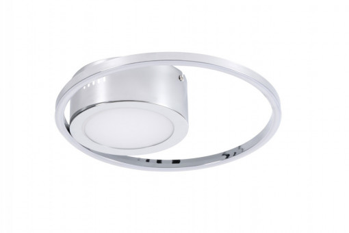 Plafoniera LED Sirius 5289-RAB, 20W, 1200lm, lumina neutra, IP20, crom+alba, Rabalux