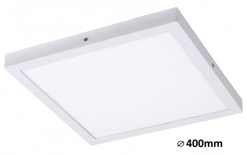Plafoniera Lois LED, patrat, metal, alb mat, 2500 lm, lumina neutra (4000K), 2666, Rabalux