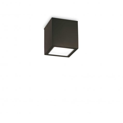 Plafoniera pentru exterior TECHO, negru, 1 bec, dulie GU10, 251578, Ideal Lux